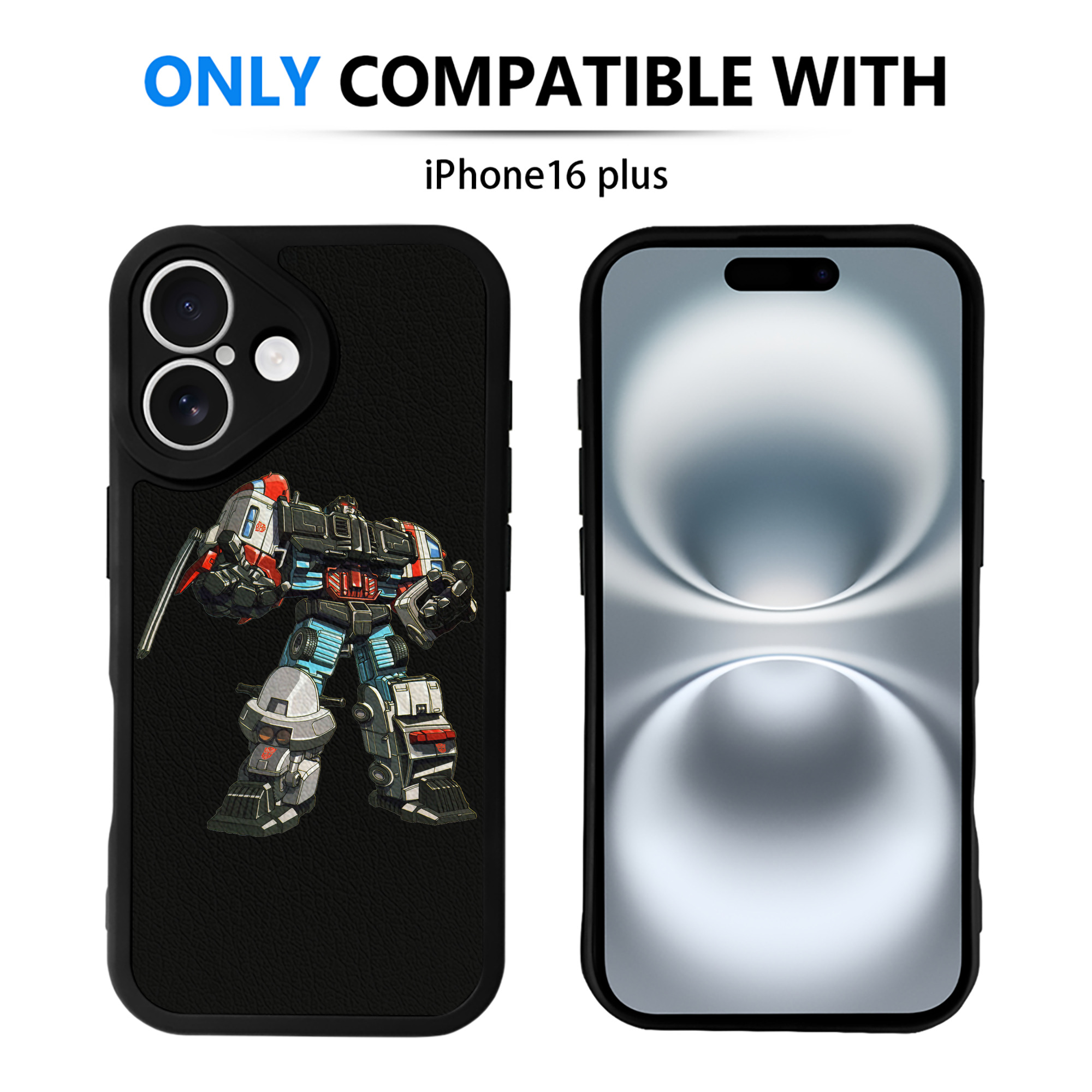 （画像用）  【iPhone 16シリーズ対応】シリコンスマホケース（レザー調） 材質：シリコン